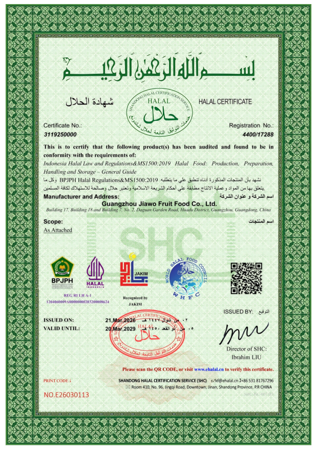 Overseas Certificate (Hala)
